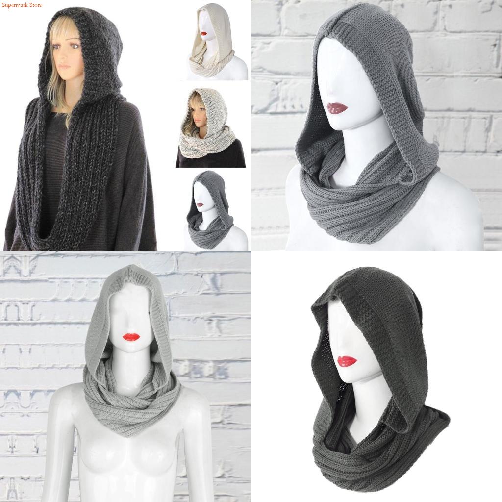 Infinity Scarf Knit - Q5WE Inverno Donna Cavo spesso lavorato