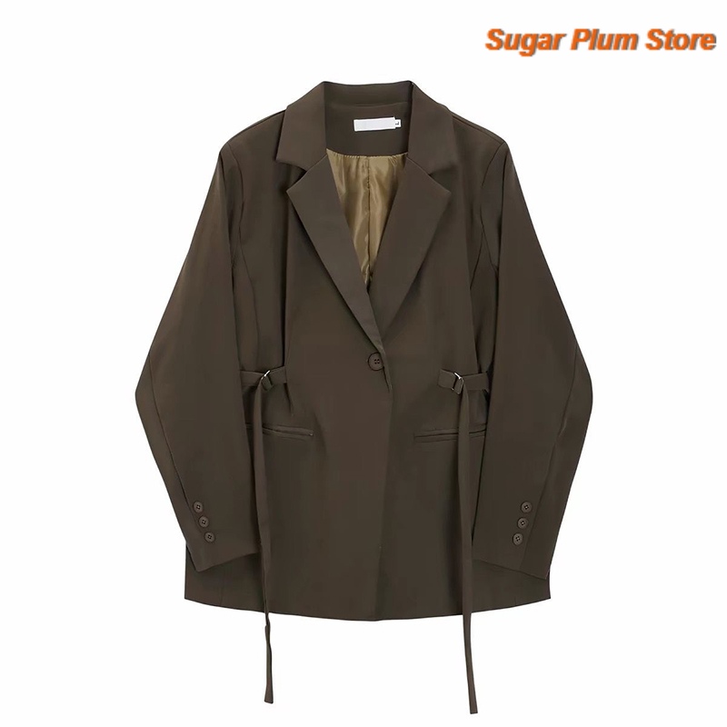 Skinny Tie Men - Giacca da donna in stile retrò,