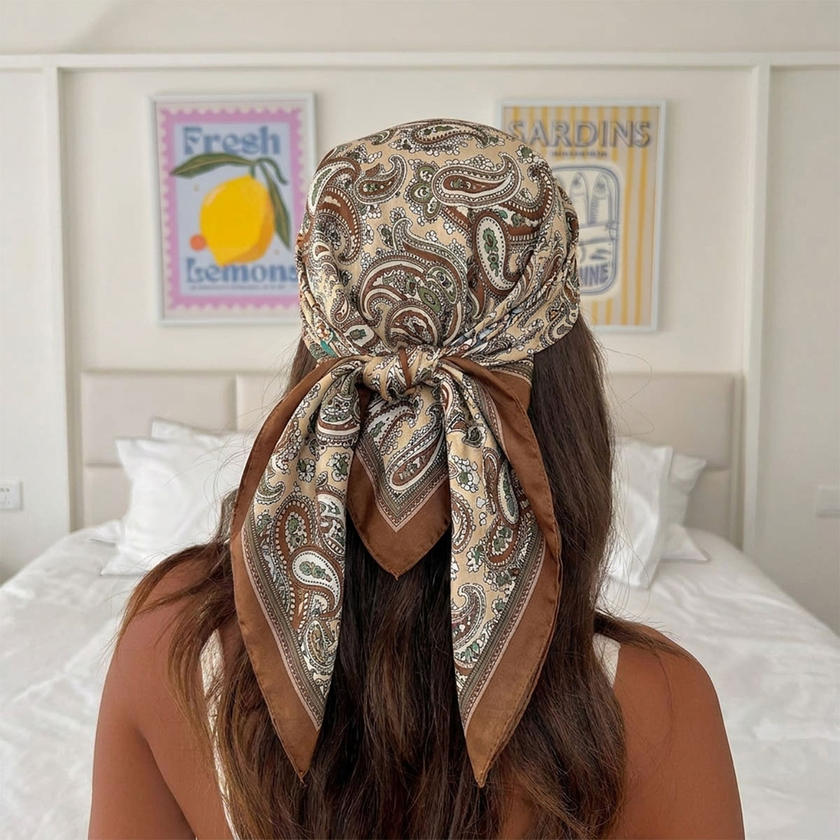 Scarf Silk Square - Nuovo Design Elegante Foulard Quadrato in