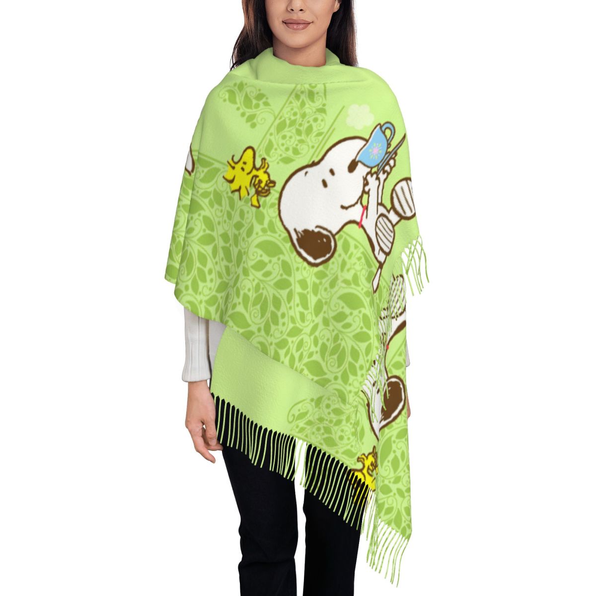 Sciarpa da donna con nappe, mo - Pashmina Wrap Large recensione e prezzo