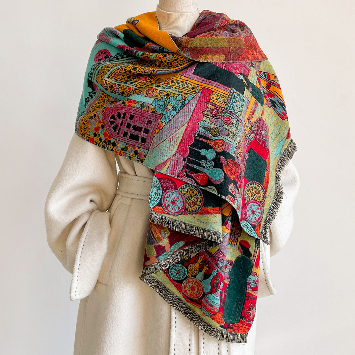 Sciarpa da Donna in Imitazione - Pashmina Wrap Large recensione e prezzo
