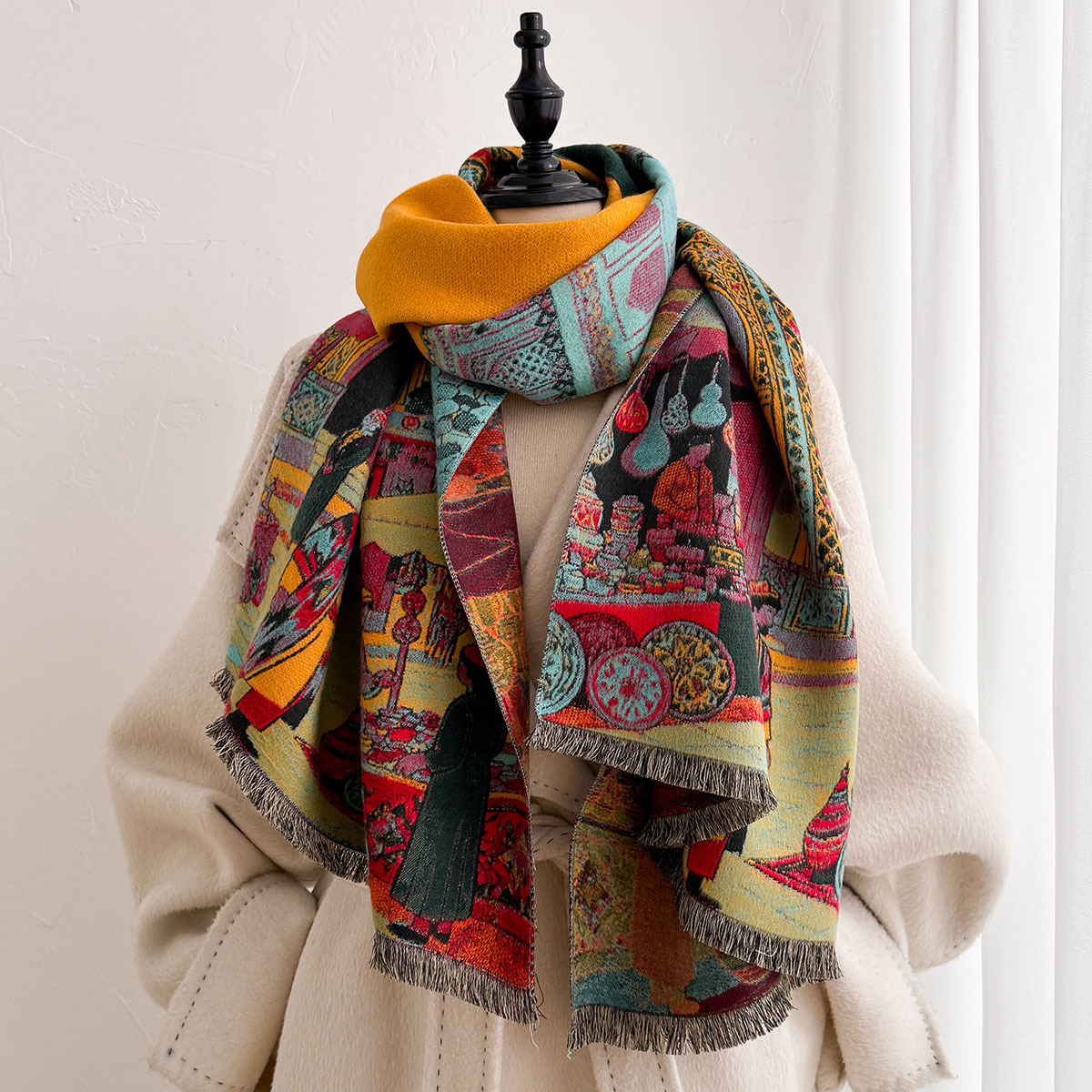 Sciarpa da Donna in Imitazione - Pashmina Wrap Large recensione e prezzo