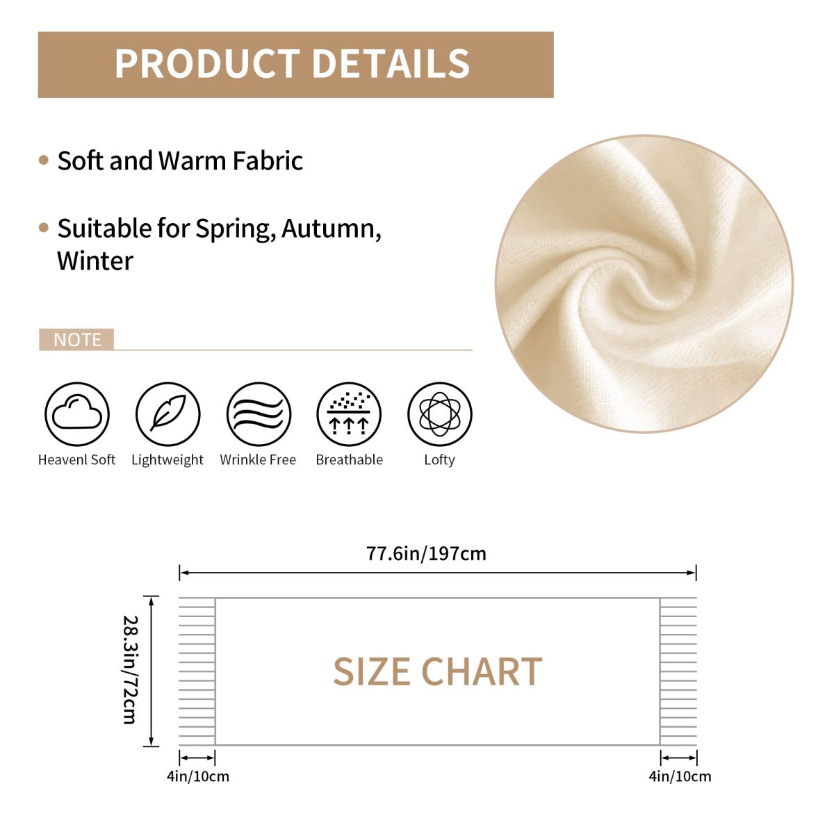 Scialli e sciarpe in stile car - Pashmina Wrap Large recensione e prezzo