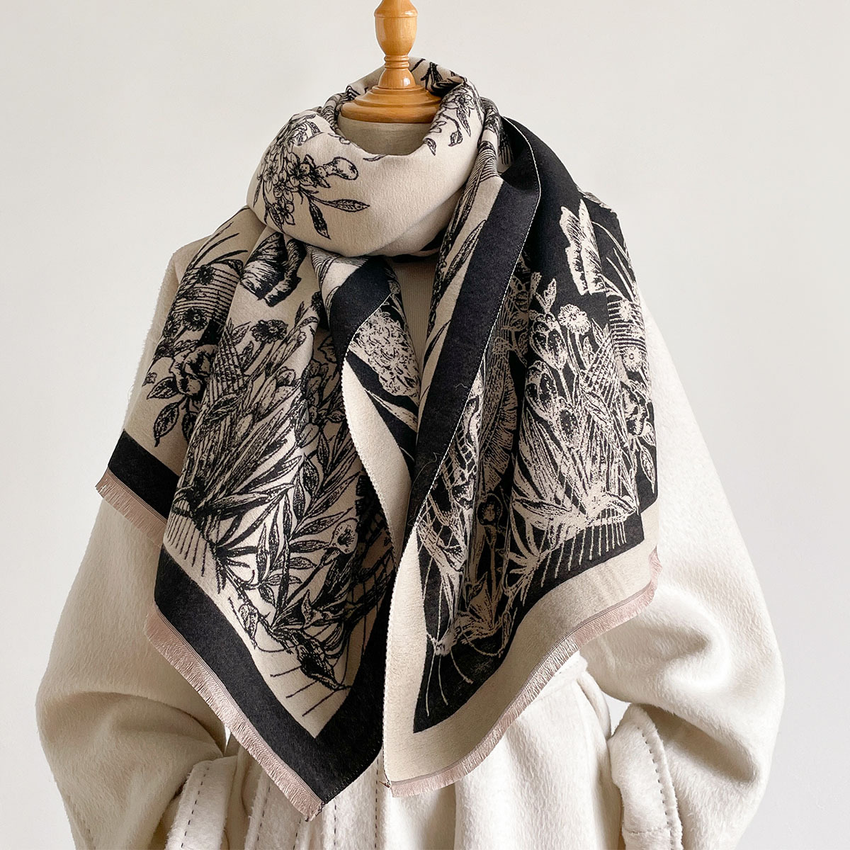 Sciarpa in finta cashmere da d - Pashmina Wrap Large recensione e prezzo